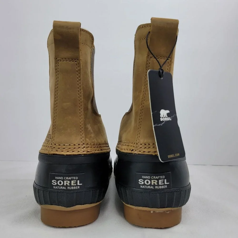 Sorel Cheyanne II Chelsea Boot Men's Black Elk NM2609-286 US Size 11.5 NWT